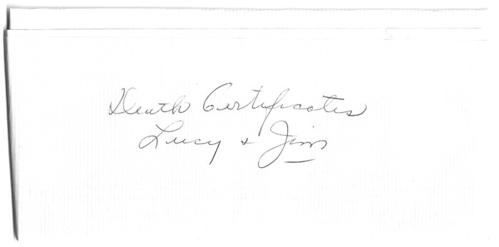 Front of the item's container