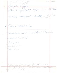 Front of item