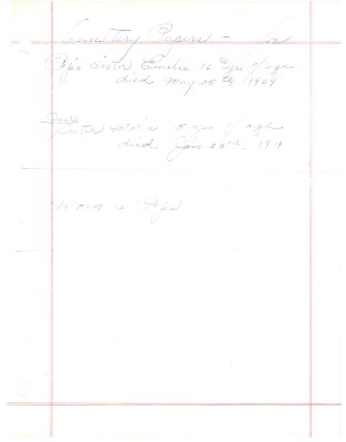 Front of item