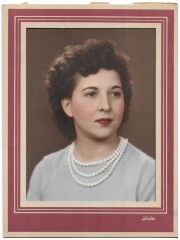 Front of item in its frame