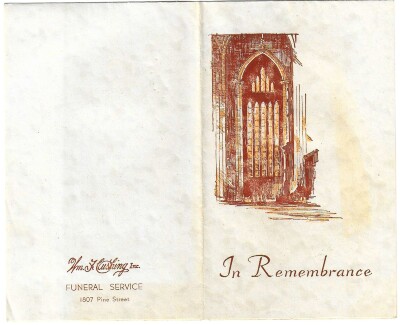 Front and back of item