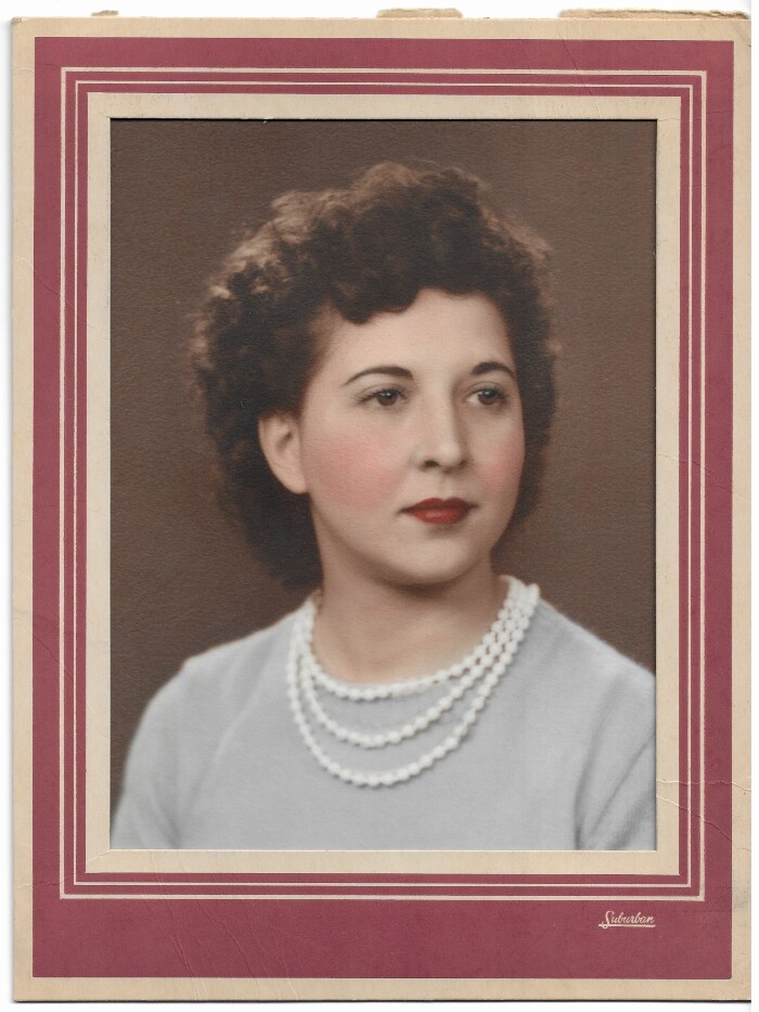 Front of item in its frame
